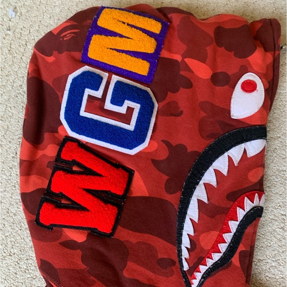 Red Camo Bape Jacket - Picture 6 of 12